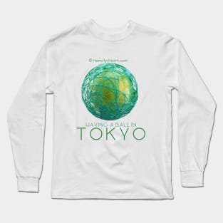 Having A Ball In Tokyo  Giant String Ball Long Sleeve T-Shirt